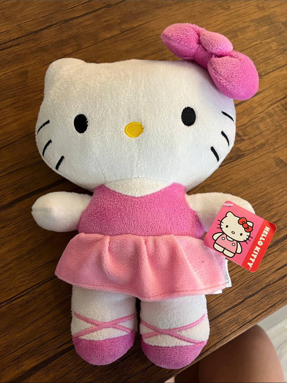 Hello Kitty Pink and White Plush Doll with Bow